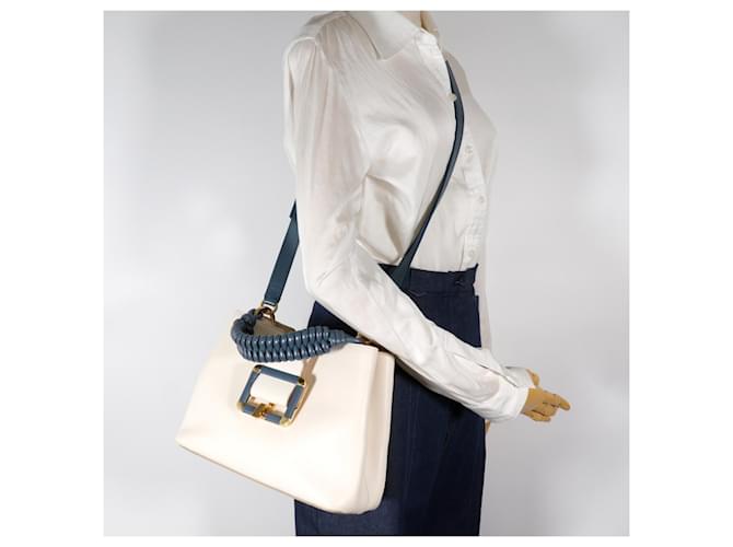 Borsa Bally Janelle JORAH Bianco Blu - vista 18