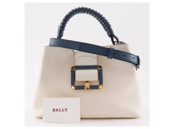 Borsa Bally Janelle JORAH Bianco Blu - vista 19