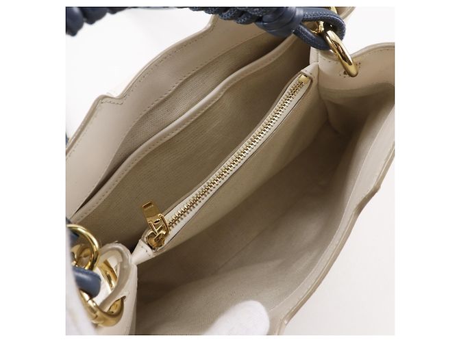 Borsa Bally Janelle JORAH Bianco Blu - vista 6