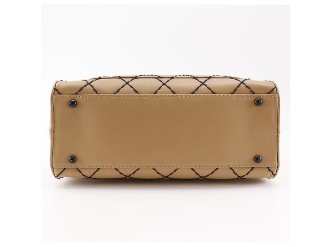 Borsa tote Wild Stitch di Chanel Beige - vista 18
