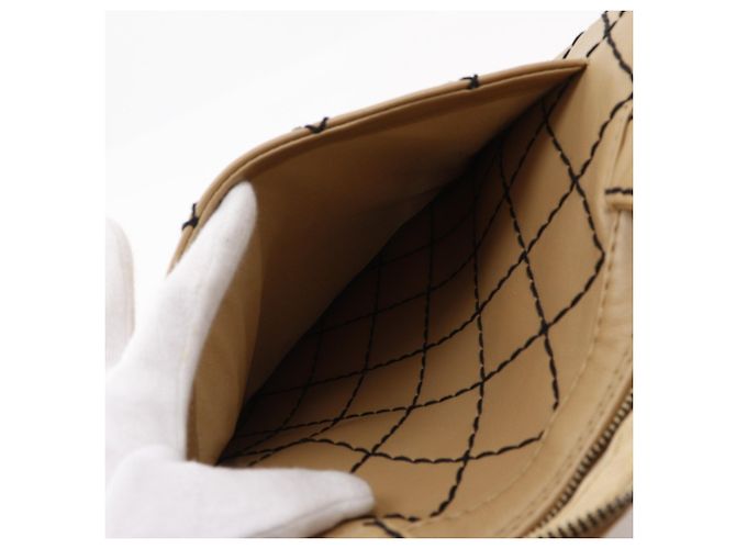 Borsa tote Wild Stitch di Chanel Beige - vista 9