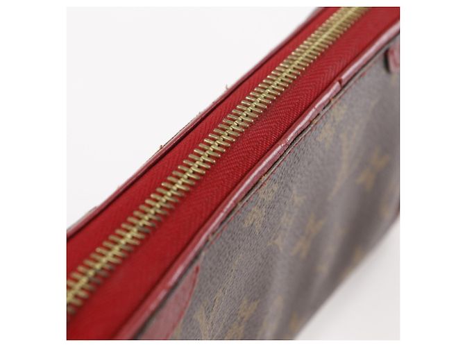 Cartera Zippy Retiro Louis Vuitton Castaño Roja Fucsia - vista 11