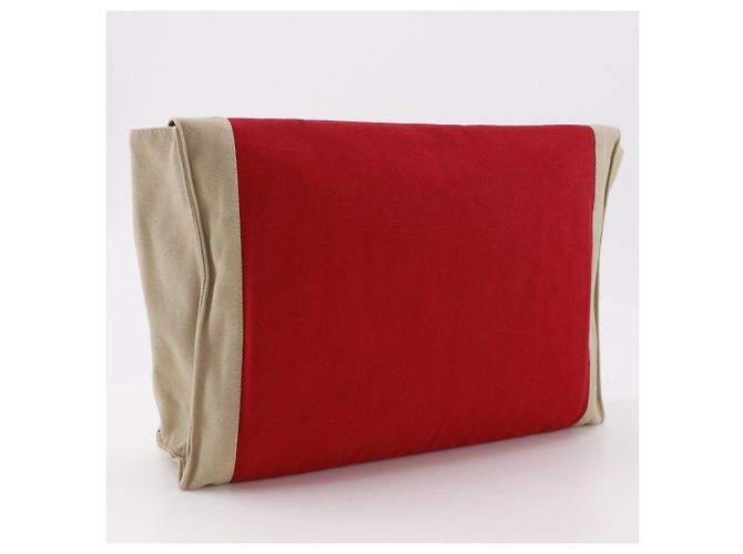 Borsa Clutch Tapidocel Hermès Rosso - vista 3