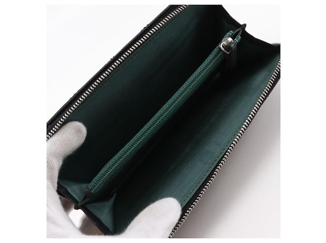 Cartera larga Matelassé Chanel en piel de cordero negro - vista 8