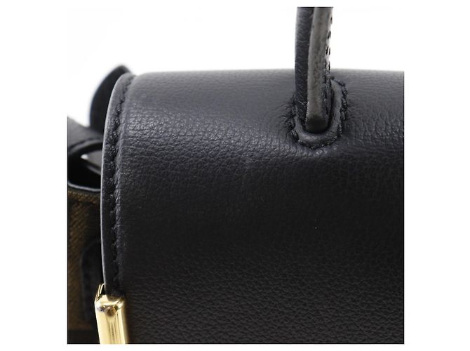 Borsa Fendi La Medusa Zucca Marrone Nero - vista 12
