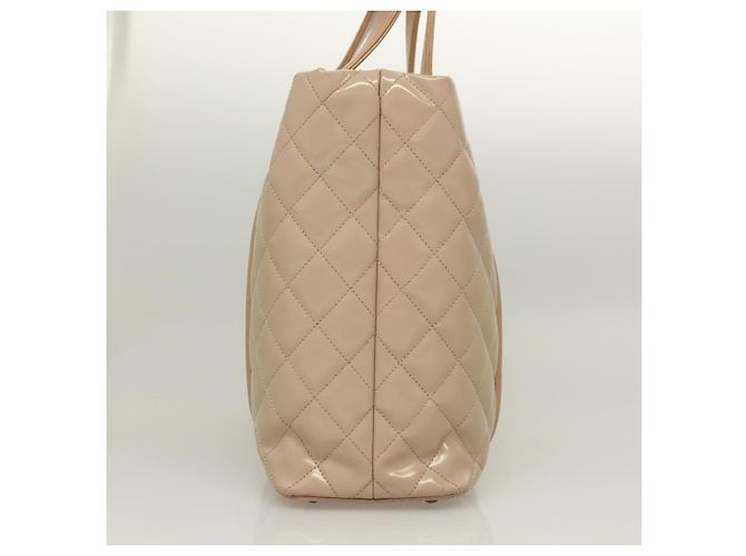 Borsa Boy trapuntata Chanel in pelle di vitello invecchiata e lucida Beige - vista 4
