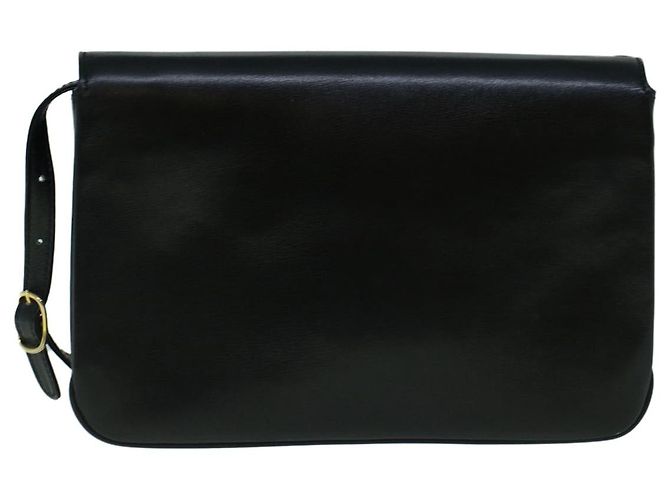 Bally Vintage Schultertasche aus Leder Schwarz - Ansicht 2