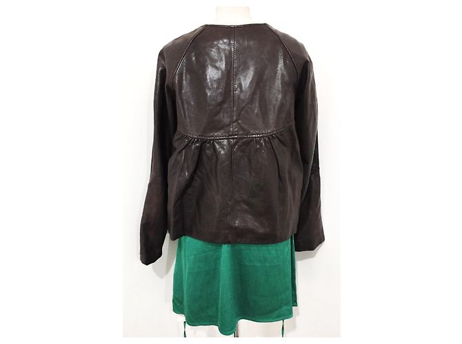 Ba&sh Magda Lammlederjacke T M/L Cognac - Ansicht 12