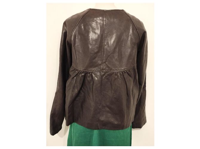 Ba&sh Magda Lammlederjacke T M/L Cognac - Ansicht 13