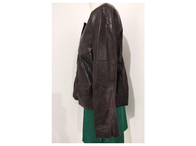 Ba&sh Magda Lammlederjacke T M/L Cognac - Ansicht 14