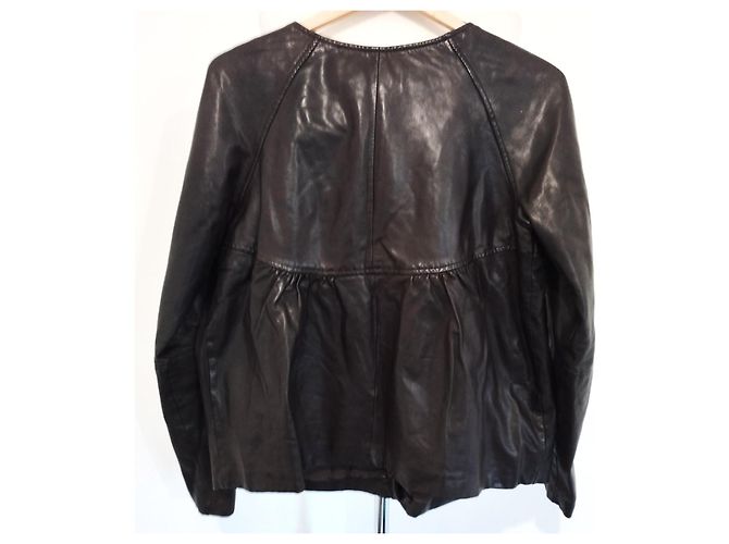 Ba&sh Magda Lammlederjacke T M/L Cognac - Ansicht 17