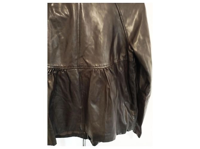 Ba&sh Magda Lammlederjacke T M/L Cognac - Ansicht 18