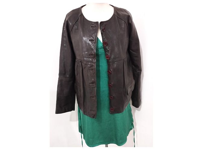 Ba&sh Magda Lammlederjacke T M/L Cognac - Ansicht 2