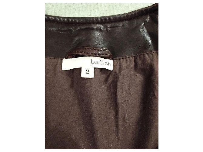 Ba&sh Magda Lammlederjacke T M/L Cognac - Ansicht 4