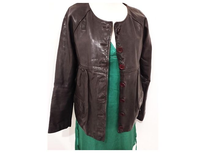 Ba&sh Magda Lammlederjacke T M/L Cognac - Ansicht 7
