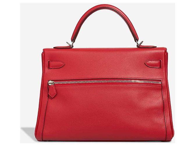 Hermès Borsa HERMES Kelly Lakis in Pelle Rossa - 102983 Rosso - vista 2