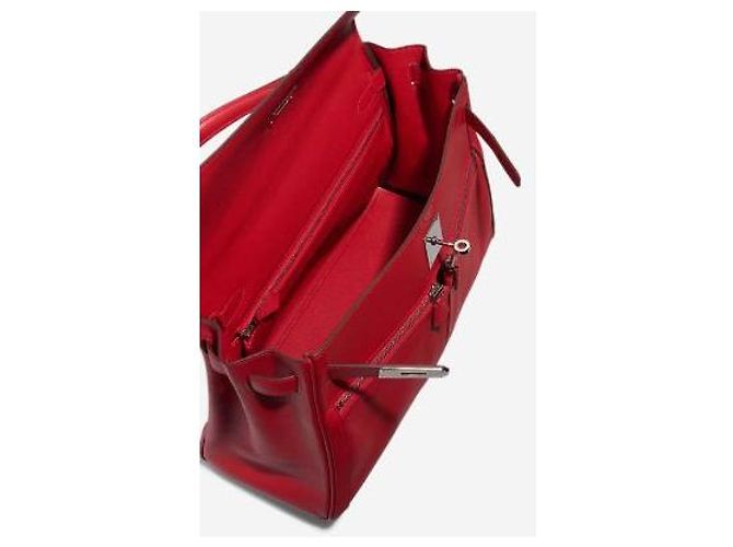 Hermès Borsa HERMES Kelly Lakis in Pelle Rossa - 102983 Rosso - vista 6