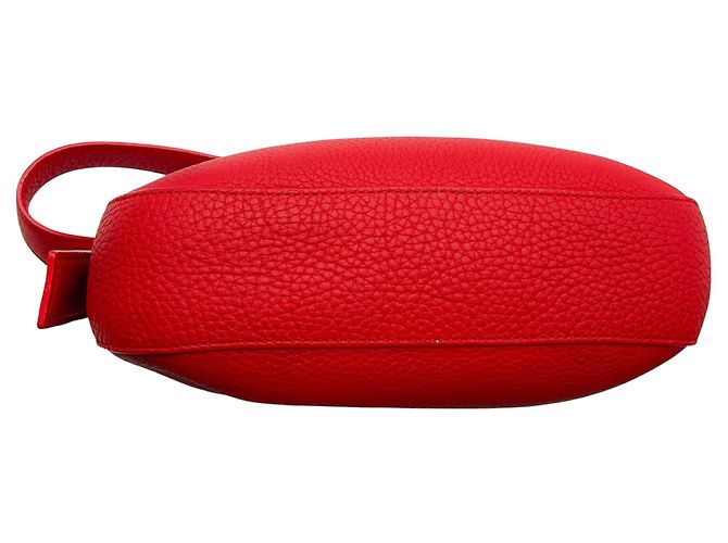 Borsa XS Anna in pelle di vitello grana rossa Akris - vista 4