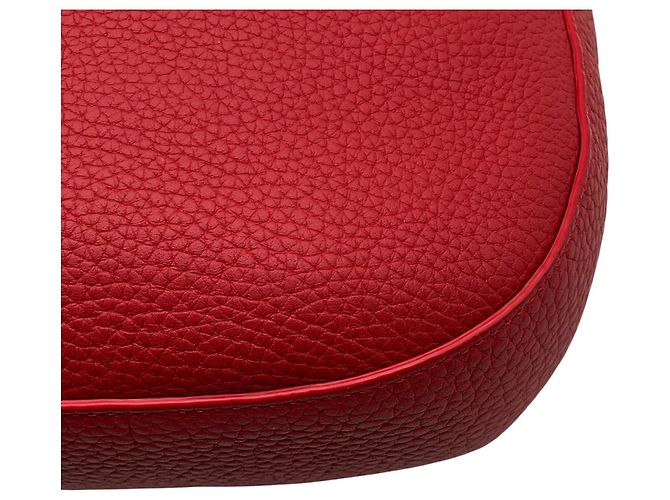 Borsa XS Anna in pelle di vitello grana rossa Akris - vista 7