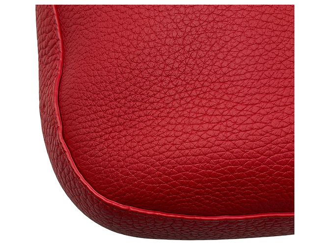 Borsa XS Anna in pelle di vitello grana rossa Akris - vista 9