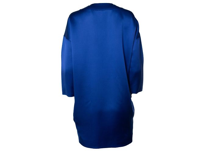 Céline Abito in misto seta blu cobalto Celine - vista 3