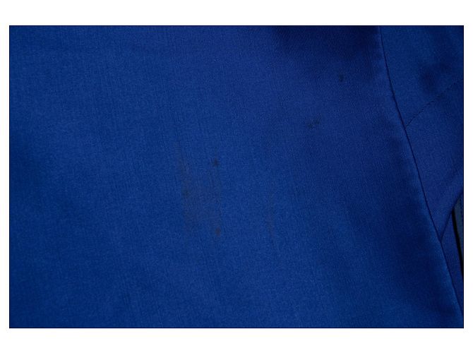 Céline Abito in misto seta blu cobalto Celine - vista 6