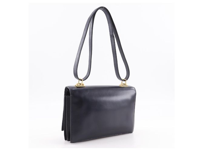 Borsa a spalla in box calf Hermès - vista 3