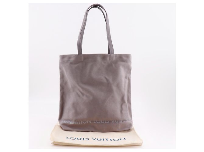 Borsa Tote Louis Vuitton Fondation Paris Marrone - vista 12
