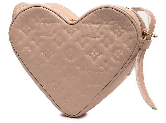 Borsa Sac Coeur in agnello goffrato Monogram rosa Louis Vuitton - vista 2