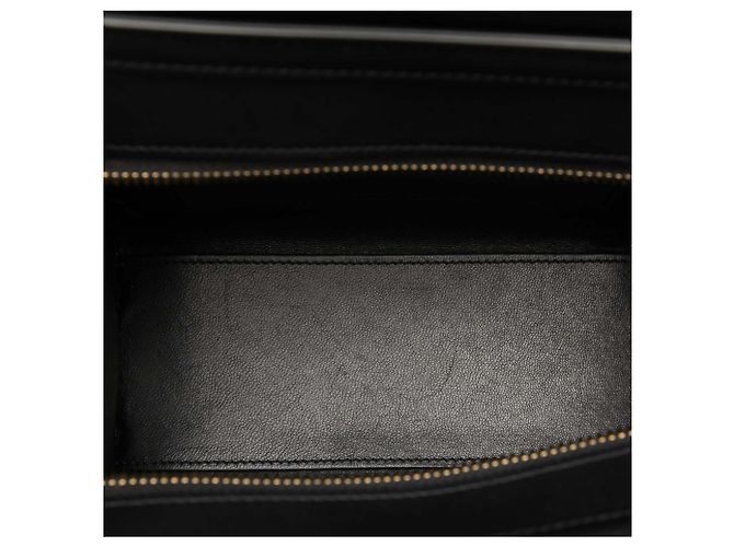 Luggage Céline Celine Brown Nano Tricolor Nubuck e Borsa da Viaggio in Pelle di Vitello Martellata
 Marrone - vista 4