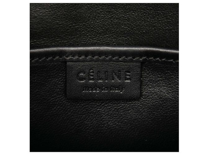 Luggage Céline Celine Brown Nano Tricolor Nubuck e Borsa da Viaggio in Pelle di Vitello Martellata
 Marrone - vista 5