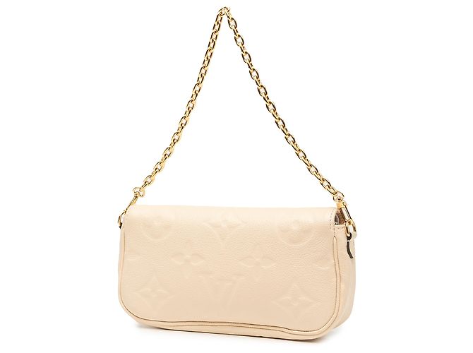 Portafoglio con catena Giant Ivy in Monogram Empreinte marrone Louis Vuitton Beige - vista 2