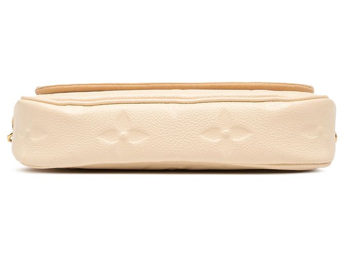 Portafoglio con catena Giant Ivy in Monogram Empreinte marrone Louis Vuitton Beige - vista 3