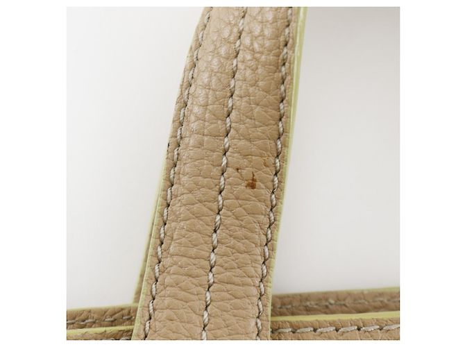Bolsa tote de couro bege Tod's - vista 11
