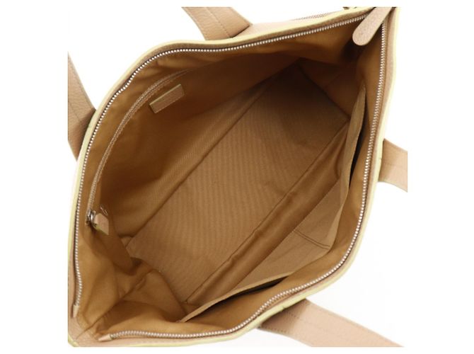 Bolsa tote de couro bege Tod's - vista 6