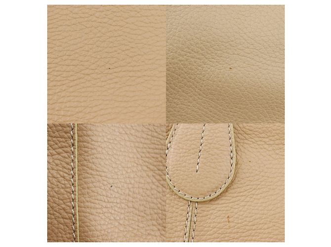 Bolsa tote de couro bege Tod's - vista 8