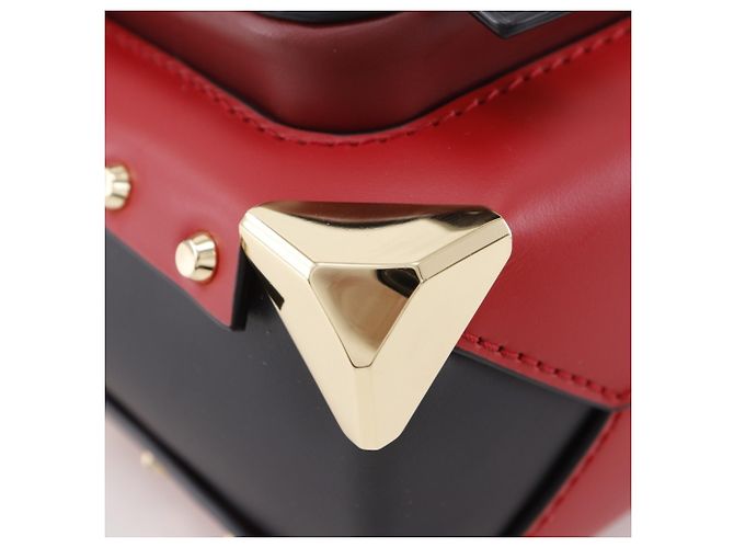 Borsa a Spalla Piccola Manhattan di Michael Kors Rosso - vista 15