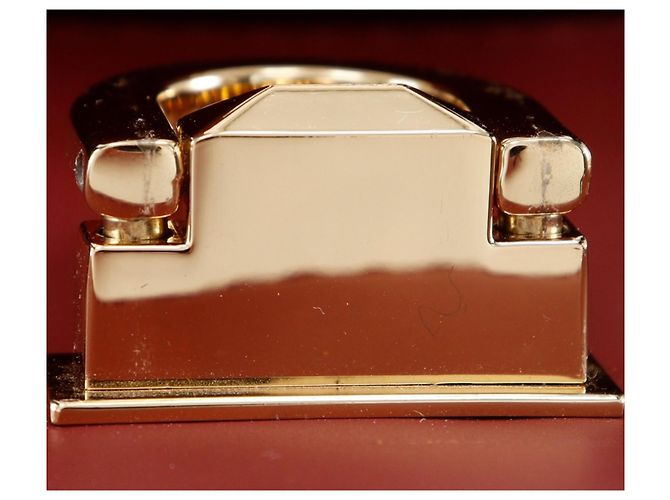 Borsa a Spalla Piccola Manhattan di Michael Kors Rosso - vista 16