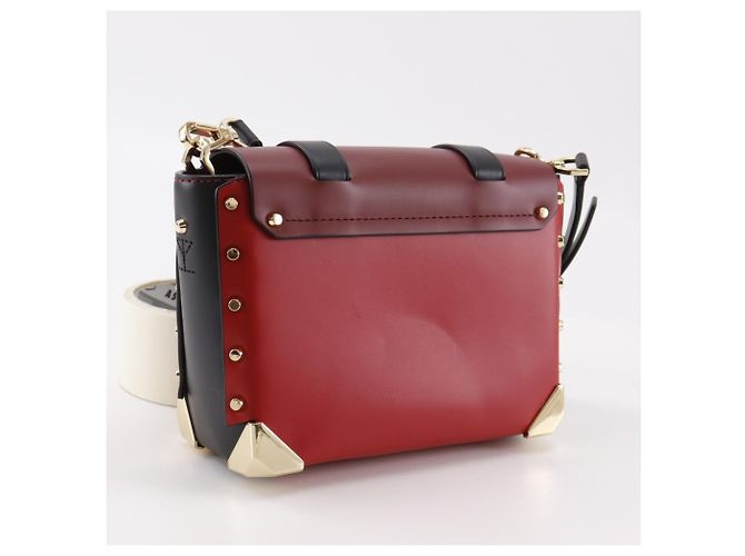 Borsa a Spalla Piccola Manhattan di Michael Kors Rosso - vista 3