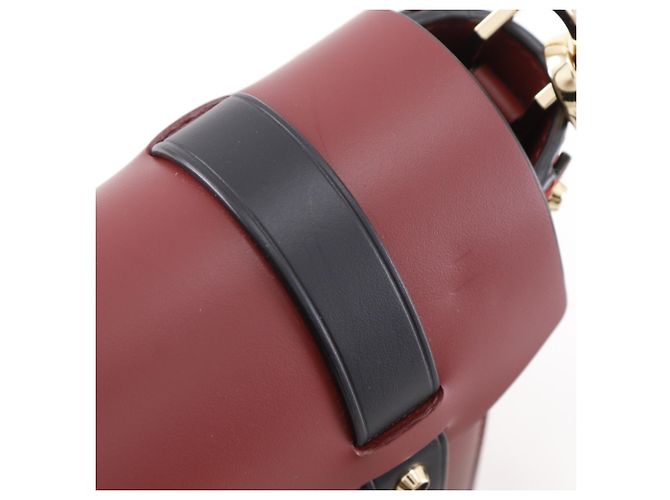 Borsa a Spalla Piccola Manhattan di Michael Kors Rosso - vista 8