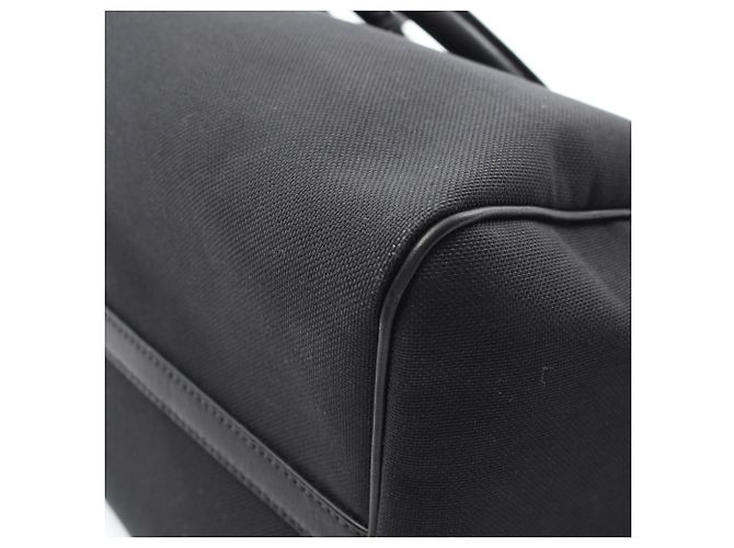 Borsa a mano in jacquard con logo Prada Nero - vista 6