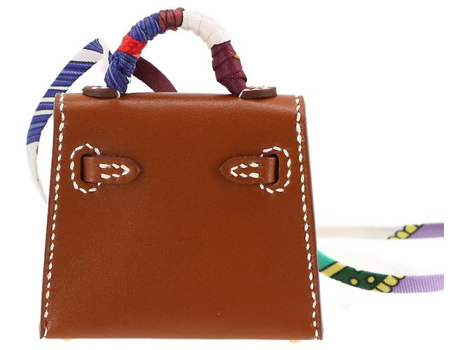 Charm Mini Borsa Twilly Kelly di Hermès Marrone - vista 3