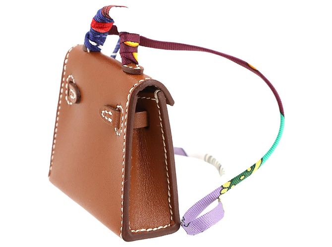 Charm Mini Borsa Twilly Kelly di Hermès Marrone - vista 4
