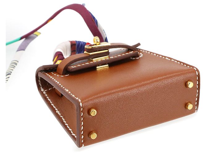 Charm Mini Borsa Twilly Kelly di Hermès Marrone - vista 5