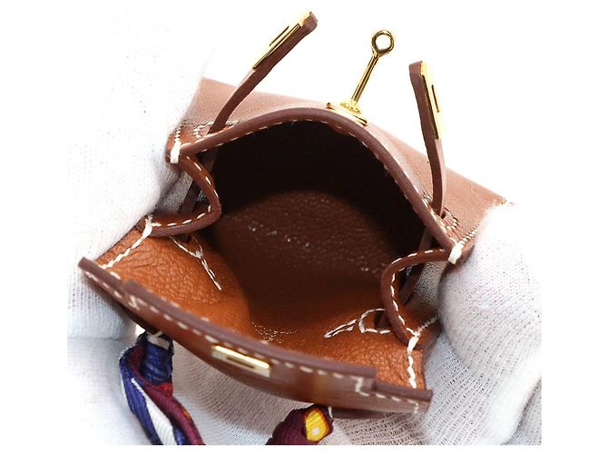 Charm Mini Borsa Twilly Kelly di Hermès Marrone - vista 7