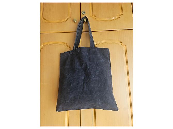 Saint Laurent Canvas Tote Bag Schwarz - Ansicht 2