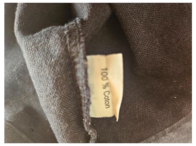 Saint Laurent Canvas Tote Bag Schwarz - Ansicht 7