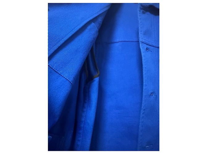 Blaue Arbeitsjacke von Versace - Ansicht 5