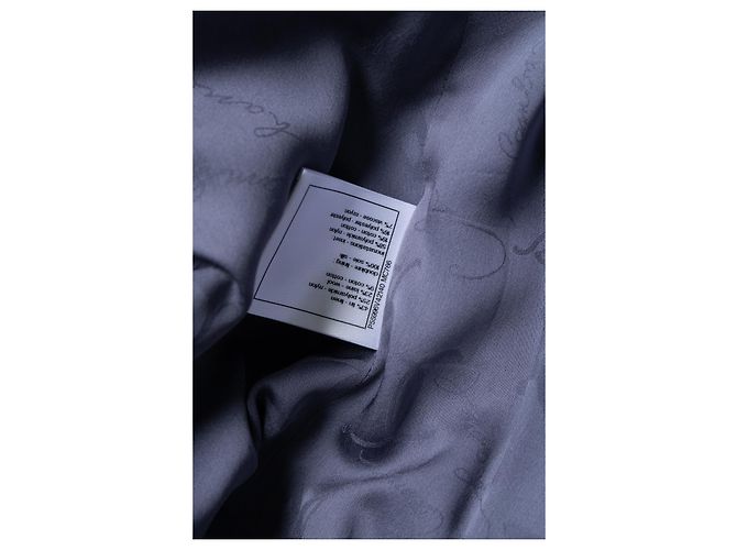 Chanel, lila Tweed-Blazer mit Lurex Grau - Ansicht 6