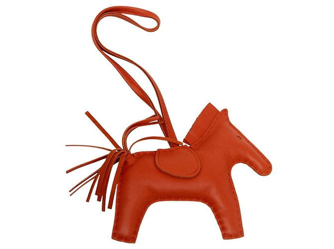 Charm Hermès Rodeo MM in Marrone Corneliano - vista 2